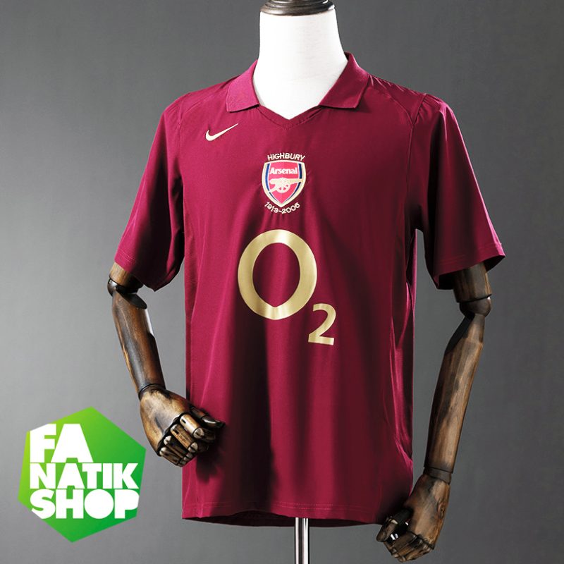 CZC01 Camiseta Retro Arsenal Highbury Final Game 2006/07