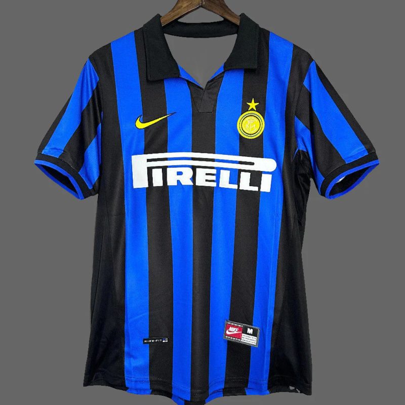 COF03 OFERTA ! Camiseta Retro Inter de Milan 1998/99 ZAMORANO 1+8