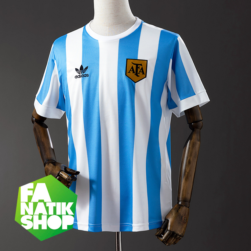 CRS1978 Camiseta Retro Argentina Campeón Mundial 1978