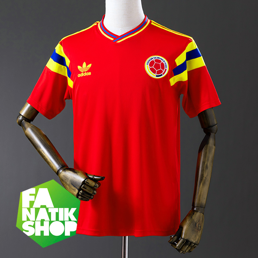 CRS1990 Camiseta Retro Colombia Mundial 1990 - Imagen 2