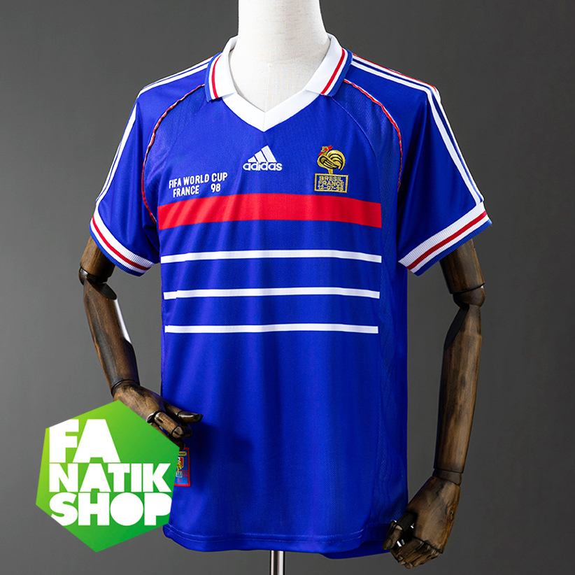 CRS1998 Camiseta Retro Francia Campeón Mundial 1998
