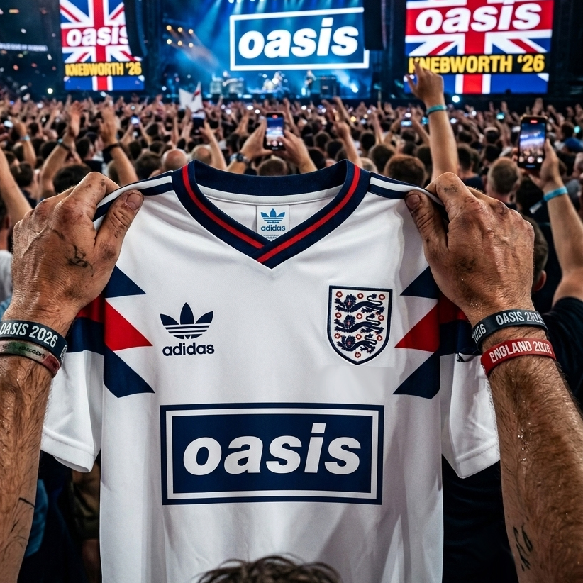MCR02 Camiseta Retro Fantasy Inglaterra by Oasis 2026