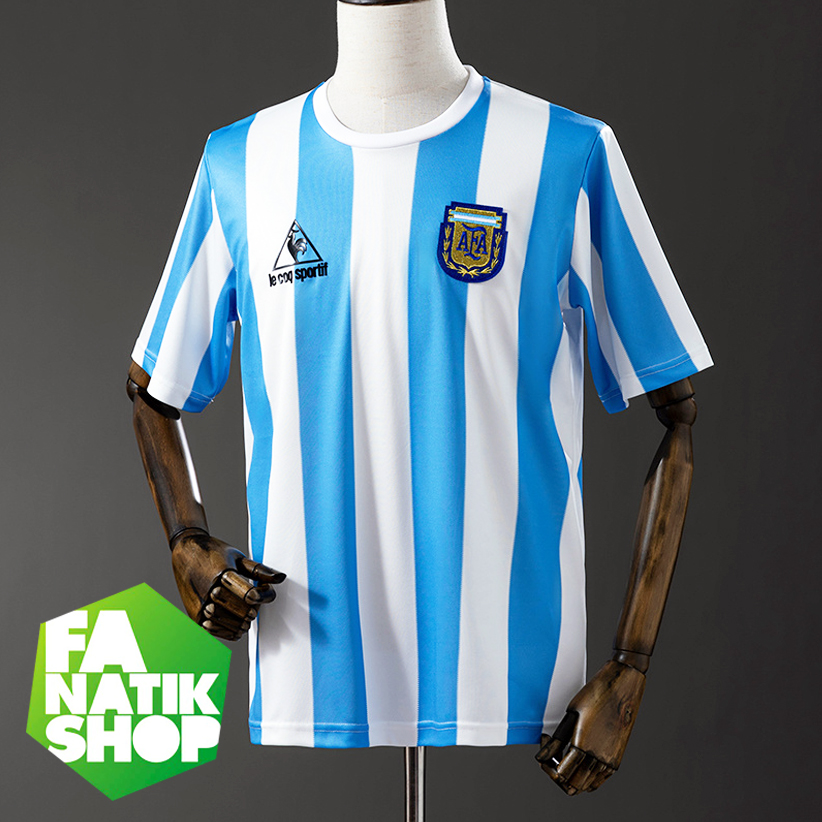 CRS1986 Camiseta Retro Argentina Campeón Mundial 1986