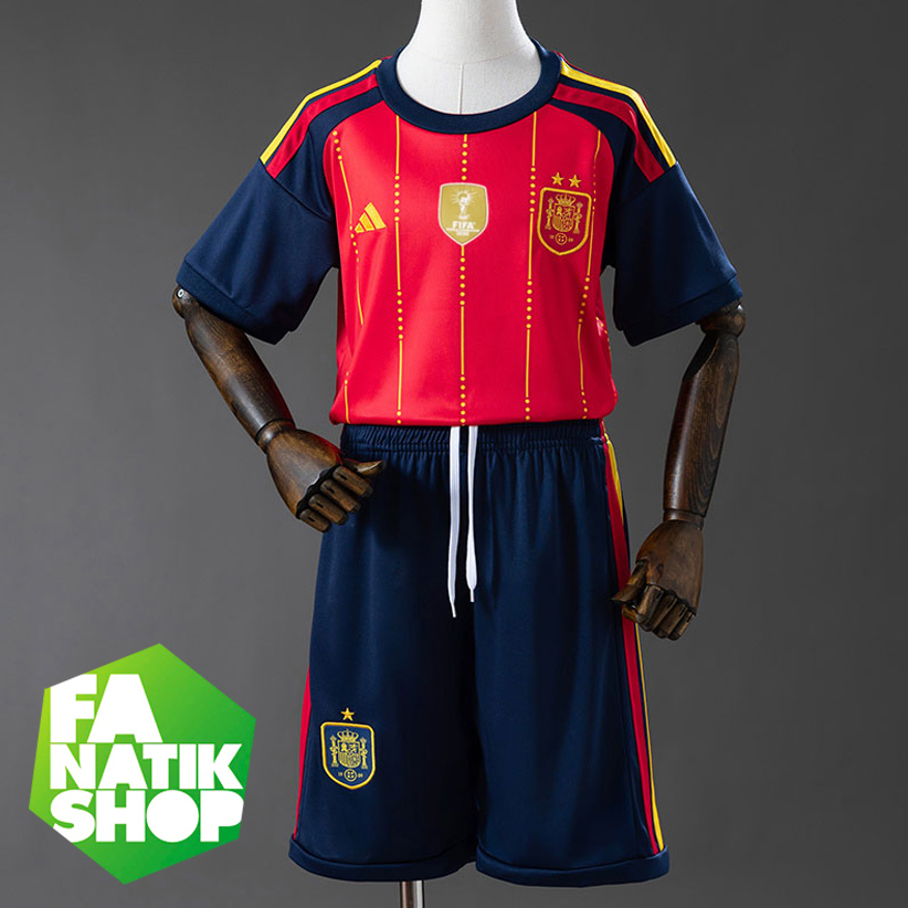 CNT03 Conjunto Niño Camiseta + Shorts España Campeon Mundial 2026