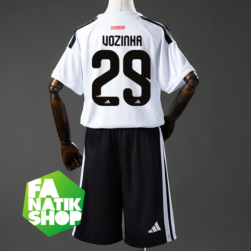 AVZ004 Conjunto Niño Camiseta + Shorts Colo Colo 2026 - Vozinha