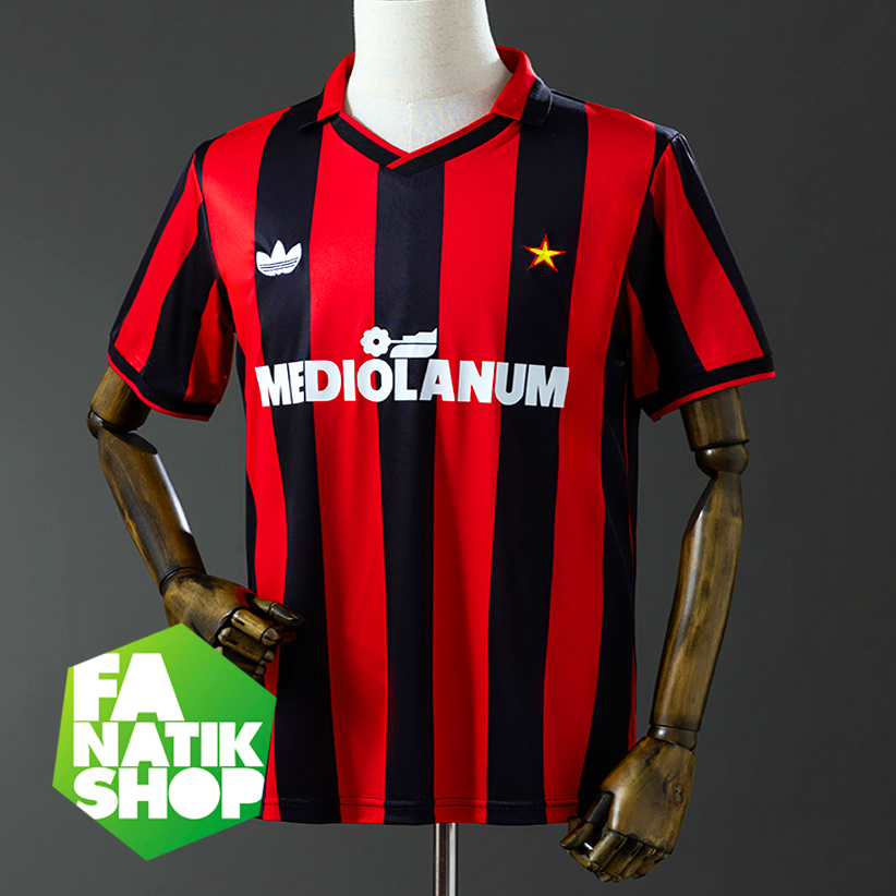 CZC00 Camiseta Retro AC Milan 1989/90 - Baresi 6