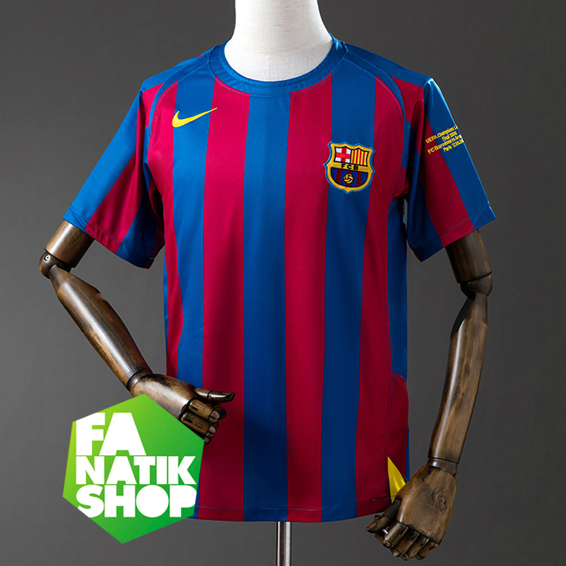 CZC05 Camiseta Retro Barcelona Final Champions League 2005/06 - Ronaldinho 10