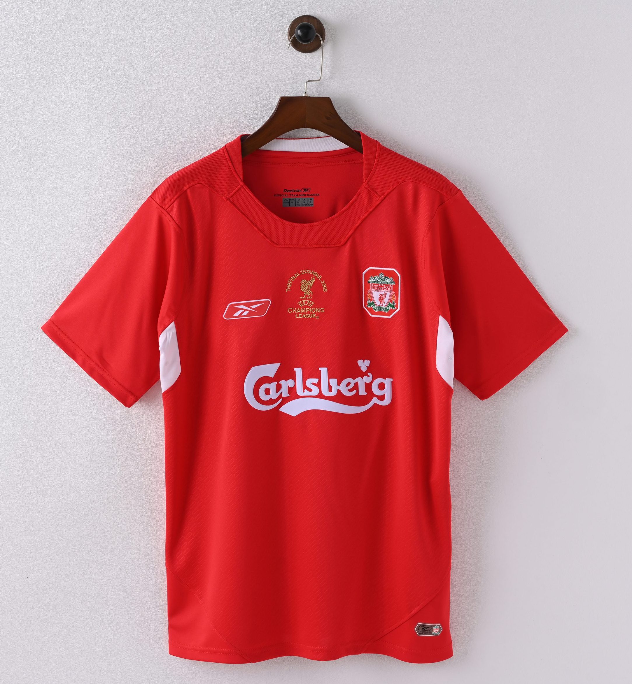 CYB03 Camiseta Retro Liverpool Final Champions League 2004/05