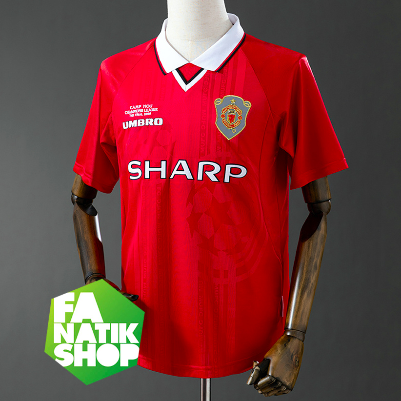 CZC00 Camiseta Retro Manchester Utd Final Champions League 1999/00
